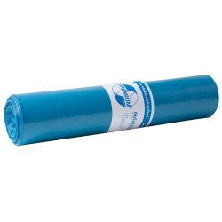 DEISS LDPE Premium Müllsäcke 120 L Blau PE (Polyethylen) 55 Mikron 25 Stück