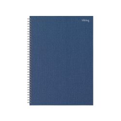 Office Depot A4 Drahtgebunden Marineblau Hardcover Notizbuch Liniert 80 Blatt