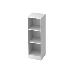 Hammerbacher Regal 3FH Weiß 406 x 400 x 1.270 mm