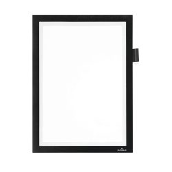 DURABLE Duraframe Note A4 499301 selbstklebend, schwarz