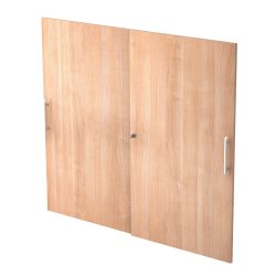 Hammerbacher Türen Matrix Nussbaum 1.200 x 1.100 mm 2 Stück