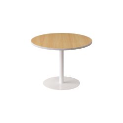 Paperflow Beistelltisch easyDesk Buche, Weiss 800 x 800 x 600 mm