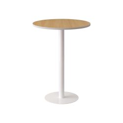 Paperflow Stehtisch Easydesk Buche, Weiss 800 x 800 x 1.100 mm