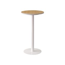 Paperflow Stehtisch Easydesk Buche, Weiss 600 x 600 x 1.100 mm