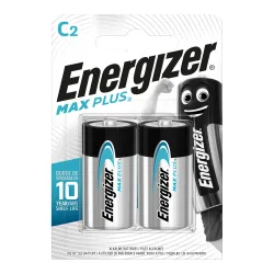Energizer C Alkali-Batterien Max Plus LR14 1,5 V 2 Stück