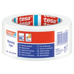 tesa Bodenmarkierungsband tesa Professional Weiss 50 mm (B) x 33 m (L) PVC (Polyvinylchlorid) 60760