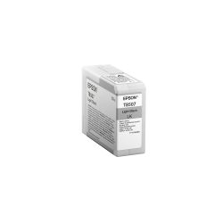 EPSON Tintenpatrone light schwarz T850700 SureColor SC-P800 80ml