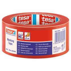 tesa Bodenmarkierungsband tesa Professional Rot 50 mm (B) x 33 m (L) PVC (Polyvinylchlorid) 60760