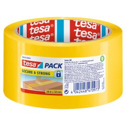 tesa Signalband tesapack Secure & Strong Gelb 50 mm (B) x 50 m (L) PP (Polyproplylen)