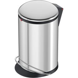 Hailo Rostfreier Stahl Pedalbehälter 34,4 x 46,5 cm Silber