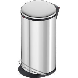 Hailo Rostfreier Stahl Pedalbehälter 40 x 64,2 cm Silber