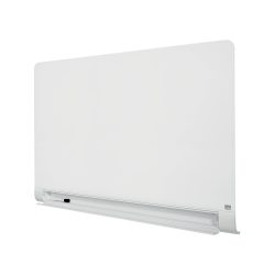 Nobo Impression Pro Glasboard Magnetisch Verdeckter Stiftablage Brillant Weiss 126 x 71 cm