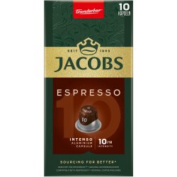 Jacobs Espresso 10 Intenso Kaffeekapseln 10 Stück à 5.2 g