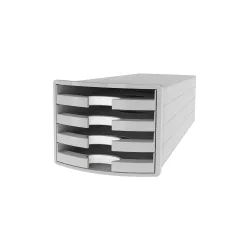 HAN Schubladen Set Impuls Polystyrol Hellgrau 28 x 36,7 x 23,5 cm