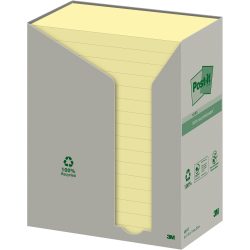 POST-IT Haftnotizen Recycling 127x76mm 655-1T gelb, 16x100 Blatt
