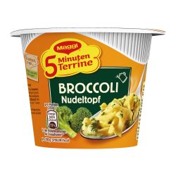 Nestlé Maggi 5 Minuten Terrine Nudeltopf Brokkoli 8 Stück
