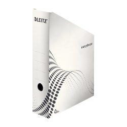 Leitz easyboxx Archiv-Stehsammler 6140 700 Blatt A4 Weiß Karton 8 x 35 x 26 cm 25 Stück