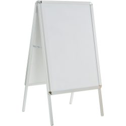 Paperflow Freistehende Werbetafel A1 650 x 570 x 1180 mm Silber