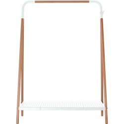 Paperflow Gaderobenständer VBLEND.23.13 1050 x 545 x 1420 mm Weiss, Buche