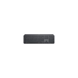 Logitech MX Keys Bluetooth-Tastatur Deutsch, QWERTZ, Windows® Graphit Abnehmbares Kabel, Beleuchtet, Ergonomisch,