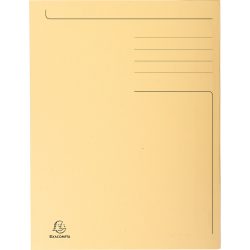 Exacompta 3 Klappen-Mappe Forever 449002E Folio-Buffkarton 24,5 x 35 cm