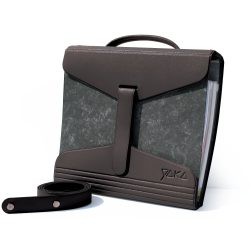 YAKA Ordnertasche PVC Schwarz 2 Stück
