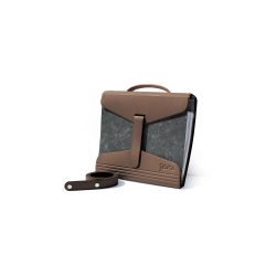 YAKA Ordnertasche PVC Braun 2 Stück
