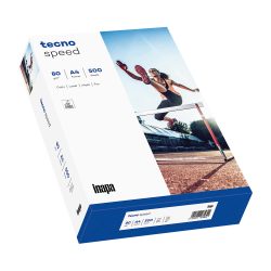 tecno Speed Druckerpapier DIN A4 80 g/m² Weiß 500 Blatt