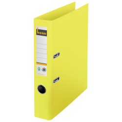 Bene No.1 Power Ordner A4 50 mm Gelb 2 Ringe 301600 Pappkarton Hochformat