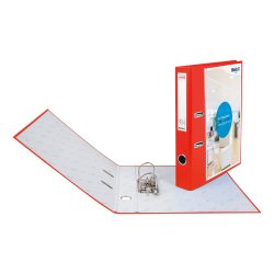 Biella Bundesordner Creative 0103424.45 DIN A4 40 mm Papier 2 Ringe Strong-Mechanik Rot Pack mit 12 Stück
