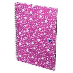 OXFORD Spiralbuch ForMe Floral A5 400094953 liniert 7mm, 90g 60 Blatt