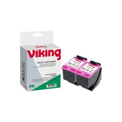 Office Depot Kompatibel HP 301XL Tintenpatrone J46AE Cyan, Magenta, Gelb 2 Stück