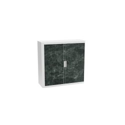 PAPERFLOW easyOffice 1M Rollladenschrank 1040x1100x415mm PERSO GRÜNER MARMOR