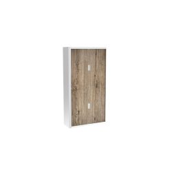 PAPERFLOW easyOffice 2M Rollladenschrank 2040x1100x415mm PERSO SCHNITTHOLZ