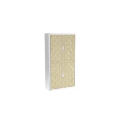 PAPERFLOW easyOffice 2M Rollladenschrank 2040x1100x415mm PERSO ART DECO - AUFGEHENDE SONNE