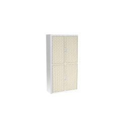 PAPERFLOW easyOffice 2M Rollladenschrank 2040x1100x415mm PERSO VERGOLDET WELLEN