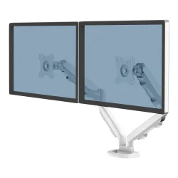Fellowes Doppelmonitor-Arm Eppa höhenverstellbar 480 x 1000 X 560 mm 39 Zoll Weiß