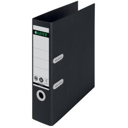 Leitz -  Ordner Recycle 8cm A4, 21cm, Schwarz