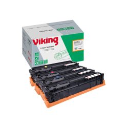 Viking 203X Kompatibel HP Tonerkartusche CF540X / CF541X / CF543X / CF542X Schwarz, Cyan, Magenta, Gelb Multipack 4 Stück