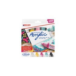 Edding Marker Acryl E-5400 Farbig Sortiert 5 Stück
