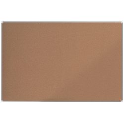 Nobo Premium Plus Wandmontierbare Pinnwand 1915184 Kork Alurahmen 1800 x 1200 mm Braun