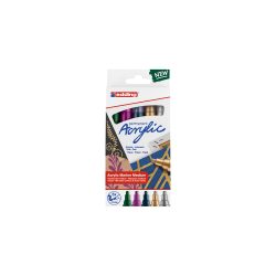 EDDING Acrylmarker 5100 2-3mm 5100-E5-999 metallic, ass. 5 St&uuml;ck