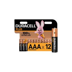 Duracell-Batterien Plus 100 AAA 12 Stück