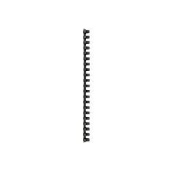 Plastikbinderücken A4 PVC für 145 Blatt 16 mm Schwarz 100 Stück