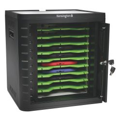 Kensington Universelles Lade- und Synchronisierungskabinett K67862EU Bis zu 10 Tablets 430 x 400 x 350 mm Schwarz
