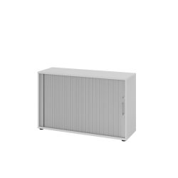 Hammerbacher Schrank V1732S/5/S/BS Grau 120 x 40 x 74,8 cm