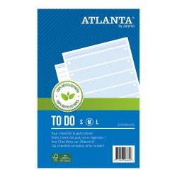 Djois Atlanta Notizblock To-Do Medium 13,5 x 19,5 cm Weiss