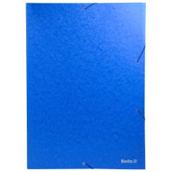Biella Mappe mit Gummiband Topcolor A3 Blau Karton 32 x 44 x 0,5 cm 10 Stück