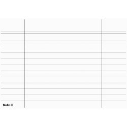 Biella Karteikarten A6 Lineatur 31 Weiss 10,5 x 15 x 2 cm 400 Stück