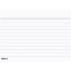 Biella Karteikarten A4 Weiss 21 x 29,5 x 2 cm Packung mit 200 Stück